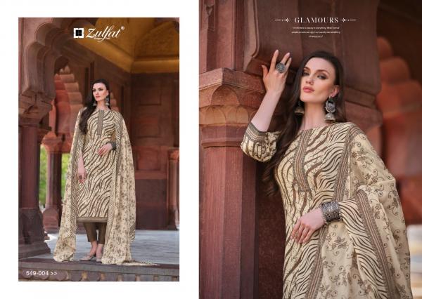 Zulfat Nazrana 549 Exclusive Designer Printed Dress Material Collection